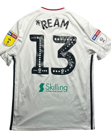 Fulham Football Shirt Home 2019/2020 Ream 13 EFL Patches (M)