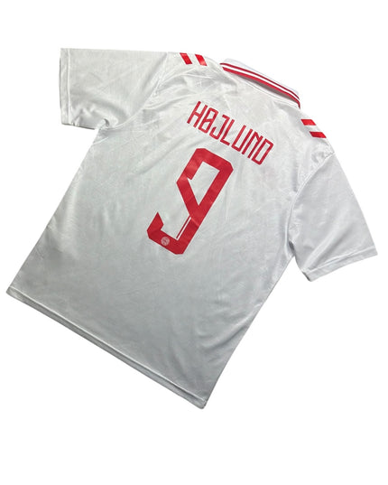 Denmark Football Shirt 2024/2025 Away Hojlund 9 (XL)
