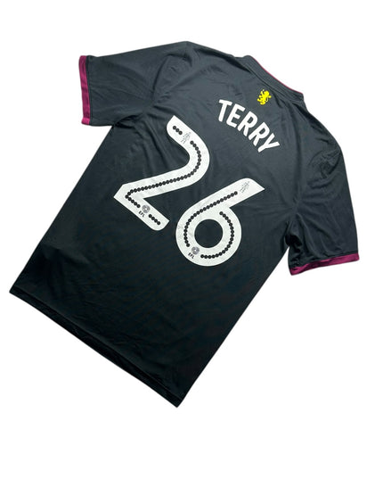 Aston Villa Football Shirt Away 2017/2018 Terry 26 (M)