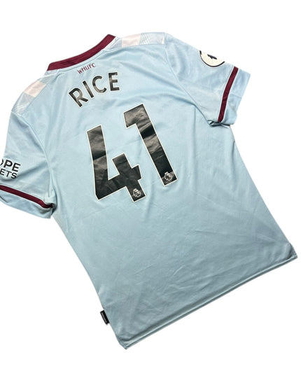 West Ham Football Shirt 2021/2022 Away Rice 41 (XL)