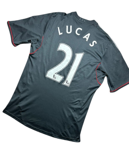 Liverpool Football Shirt 2011/2012 Away Lucas 21 (M)