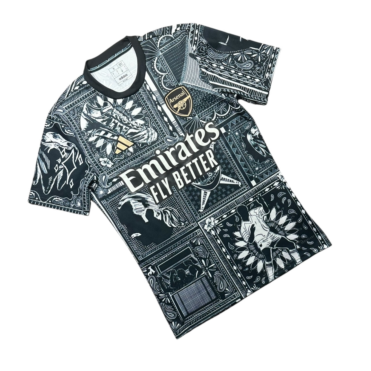 Arsenal Football Shirt X Ian Wright 2023/2024 Pre Match (S)