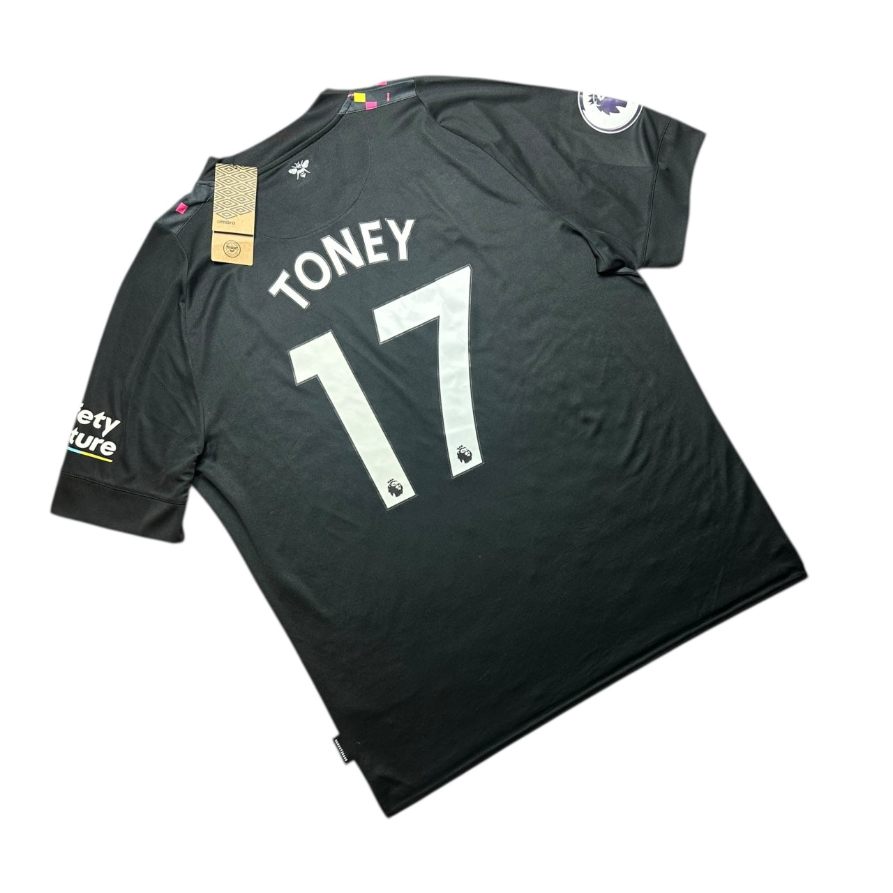 Brentford Football Shirt 2022/2023 Third Toney 17 BNWT (XXL)