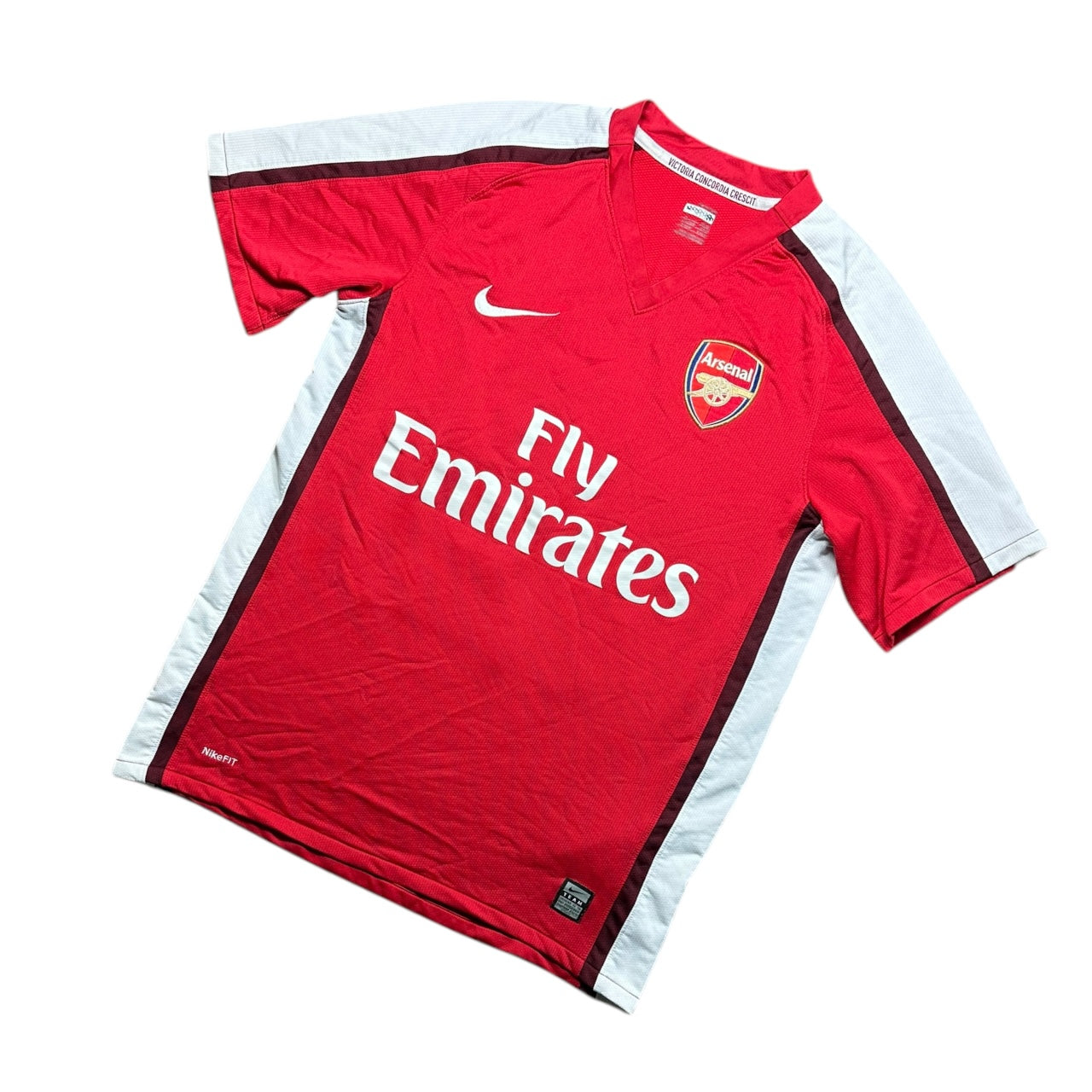 Arsenal Football Shirt 2008/2010 Home Vela 12 (S)