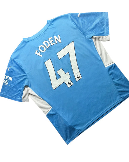 Manchester City Football Shirt Home 2021/2022 Foden 47 (XL)