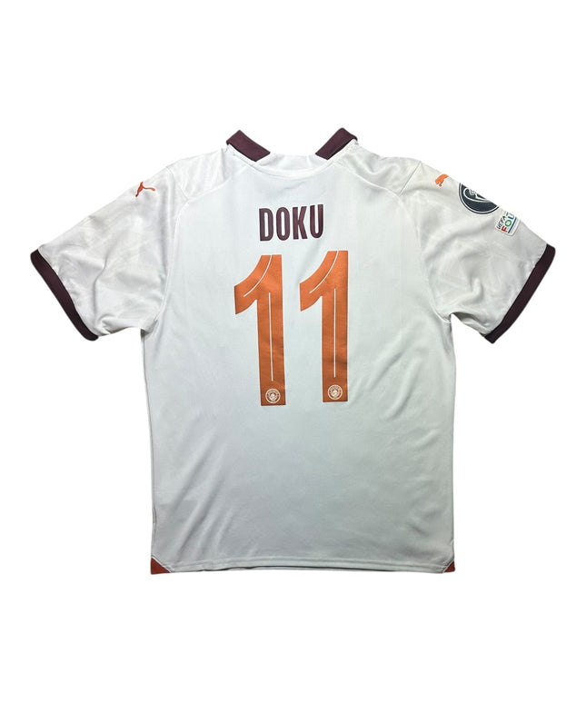 Manchester City Football Shirt Away 2023/2024 Doku 11 (L)