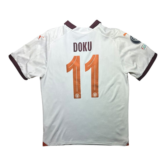 Manchester City Football Shirt Away 2023/2024 Doku 11 (L)