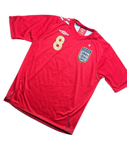 England 2006 Away Football Shirt Lampard (8)