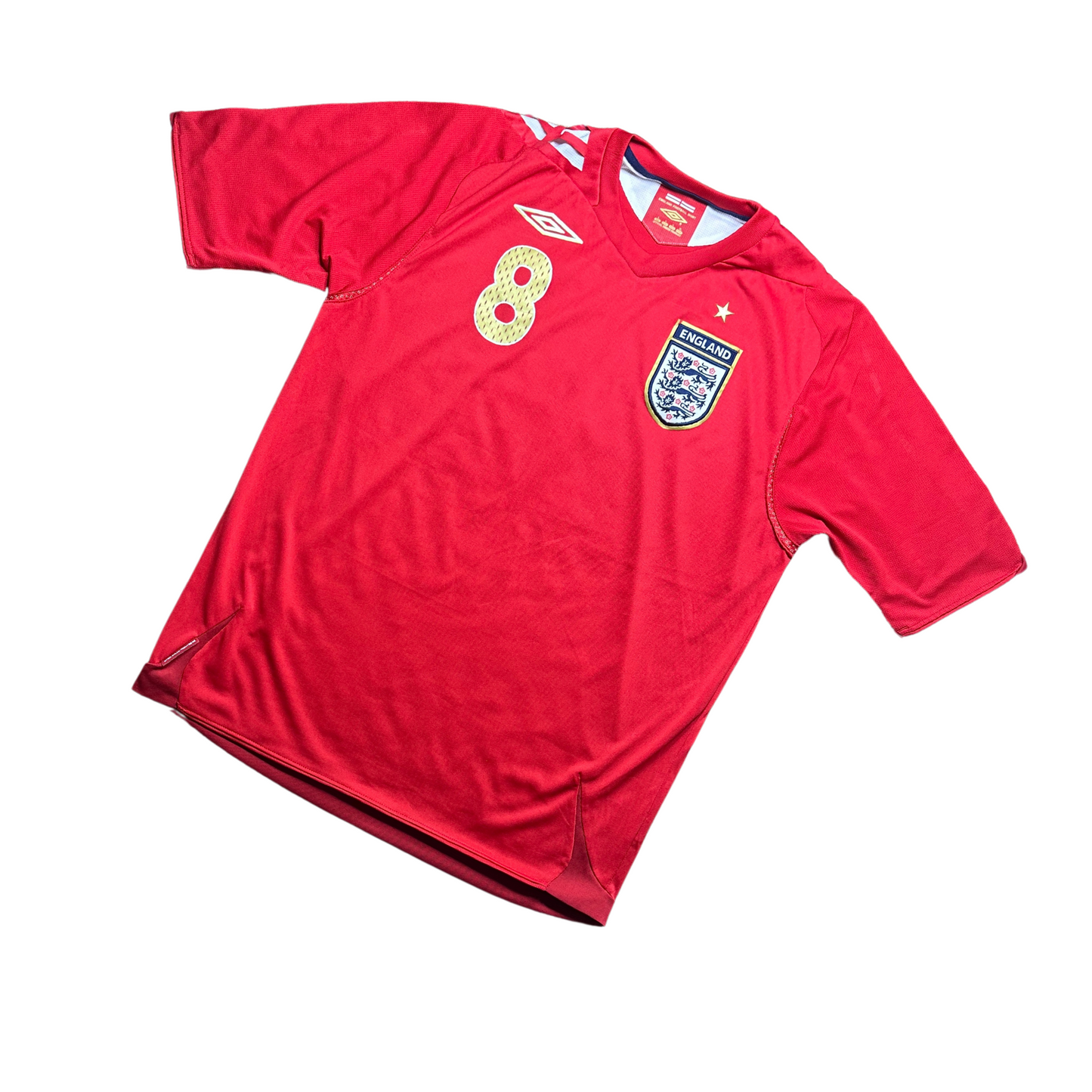 England 2006 Away Football Shirt Lampard (8)