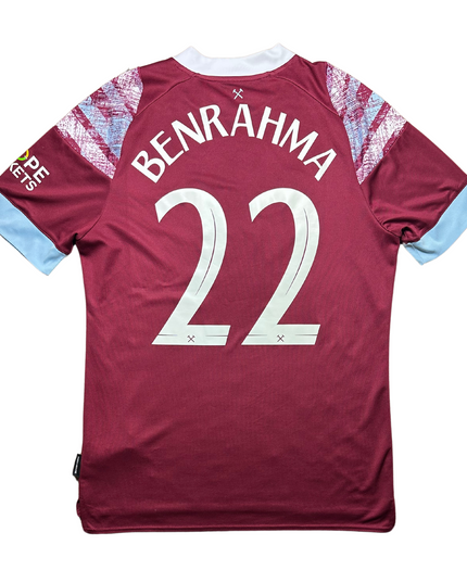 West Ham 2022/2023 Home Football Shirt Benrahma (22)