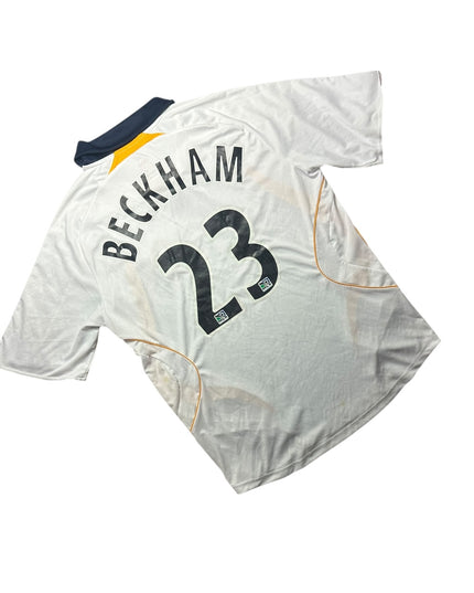 LA Galaxy Football Shirt Home 2008/2009 Beckham 23 (L)