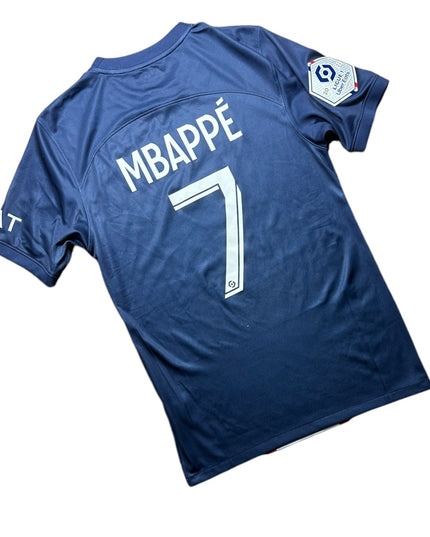 Paris Saint Germain Football Shirt 2022/2023 Home Mbappe 7 (S)