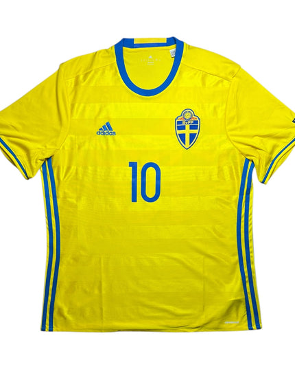 Sweden Football Shirt 2016/2017 Home Ibrahimovic 10 (XL)