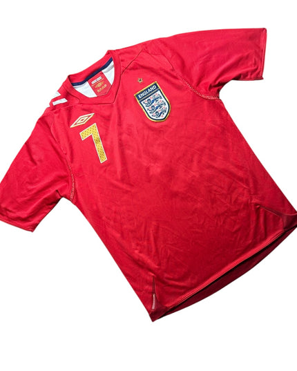 England Football Shirt 2006 Away Beckham 7 (M)