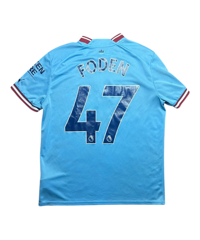 Manchester City Football Shirt 2022/2023 Home Foden 47 (One Size)