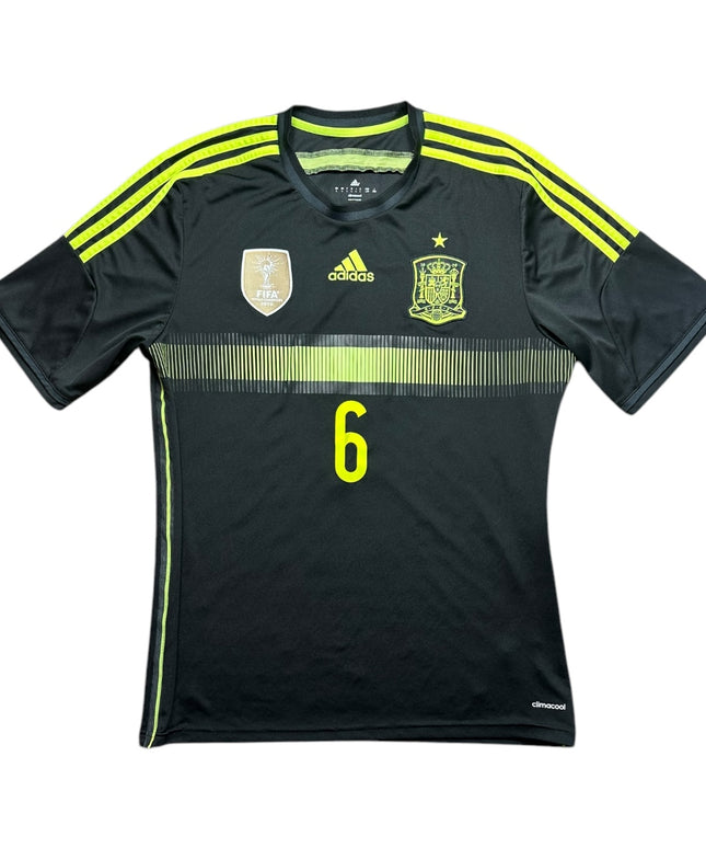 Spain Football Shirt 2013/2015 Away Iniesta 6 (L)