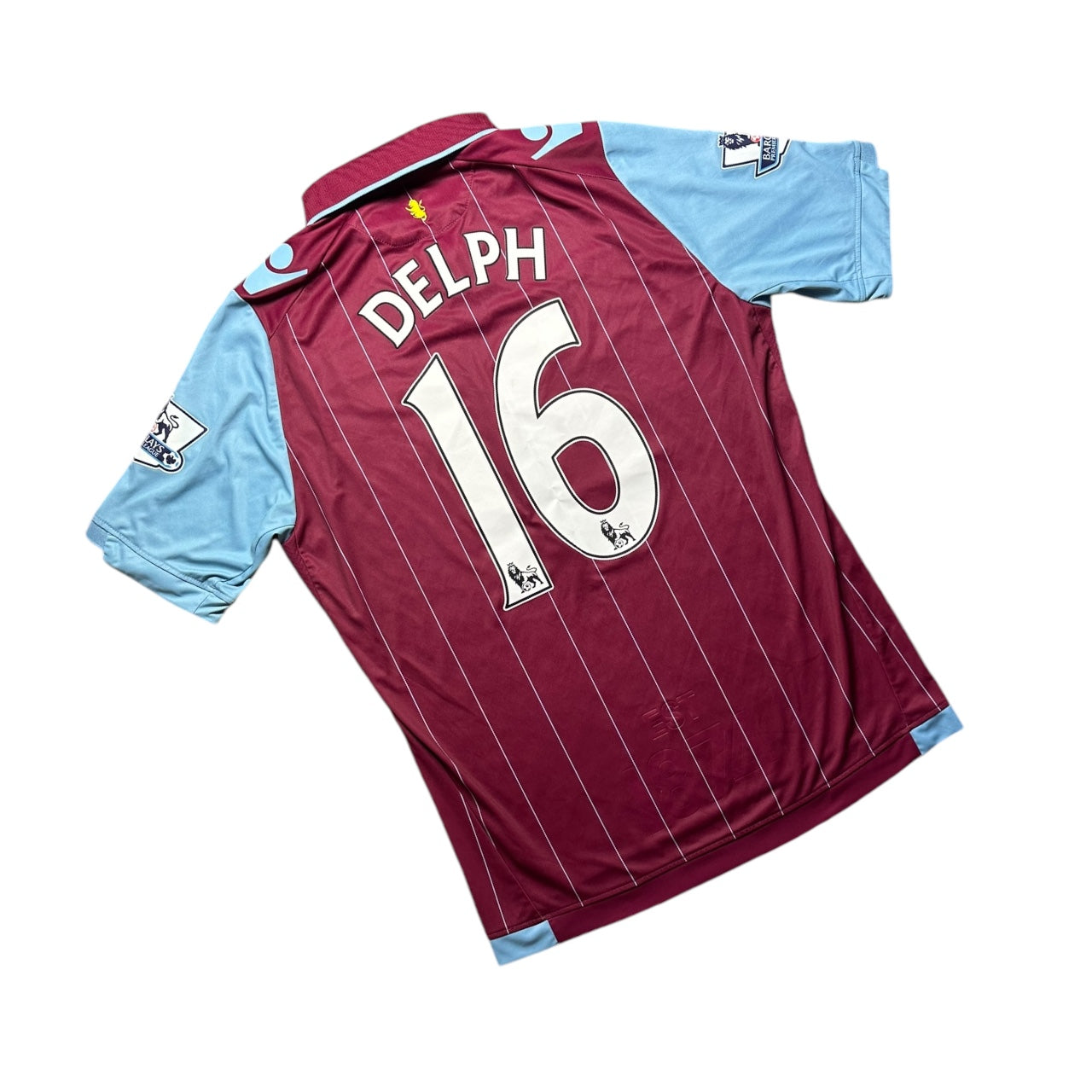 Aston Villa Football Shirt 2014/2015 Delph 16 (M)