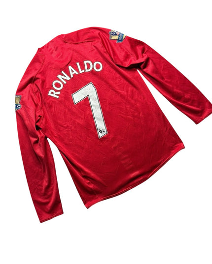 Manchester United Football Shirt Home 2007/2008 Ronaldo 7 (M)