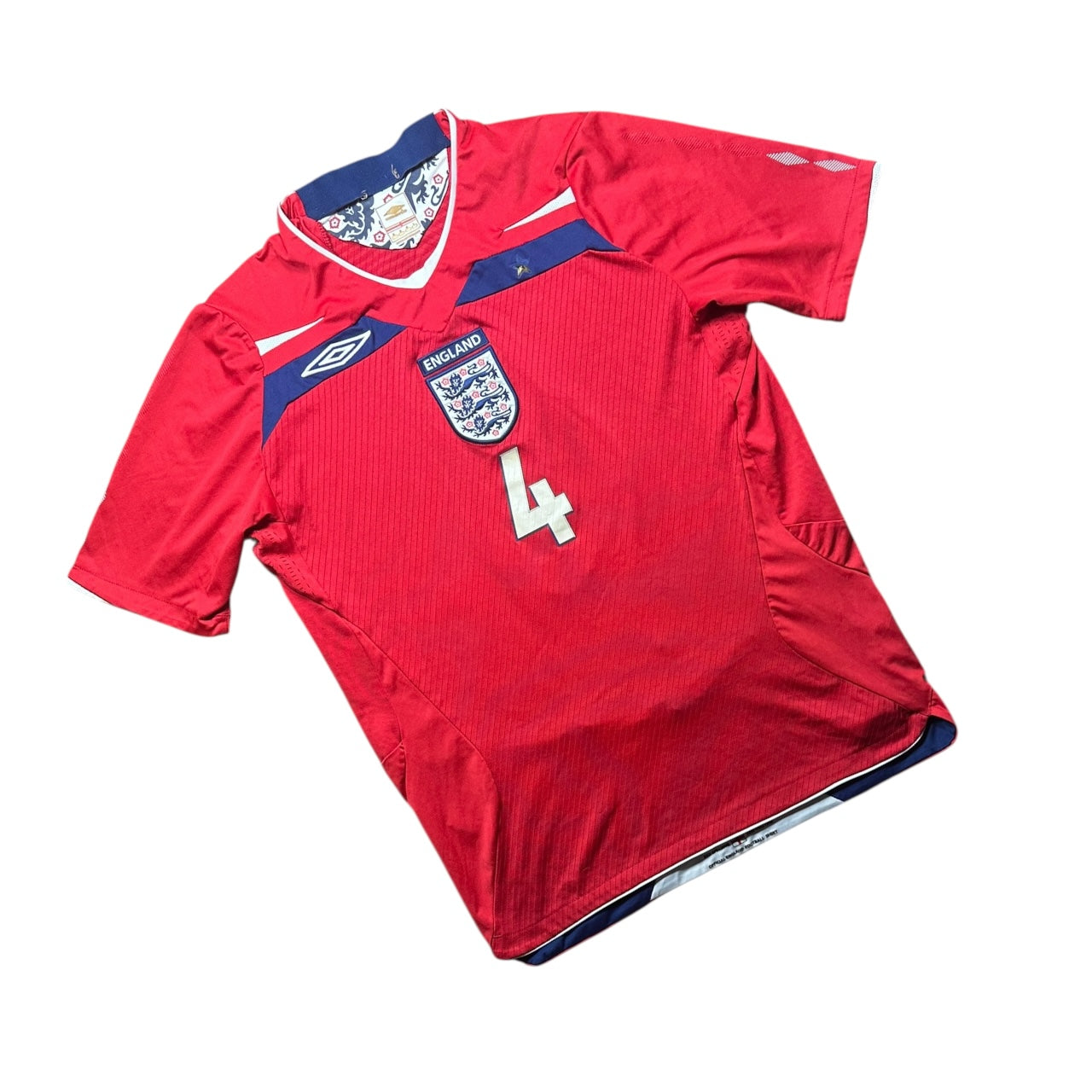 England Football Shirt Away 2008 Gerrard 4 (M)