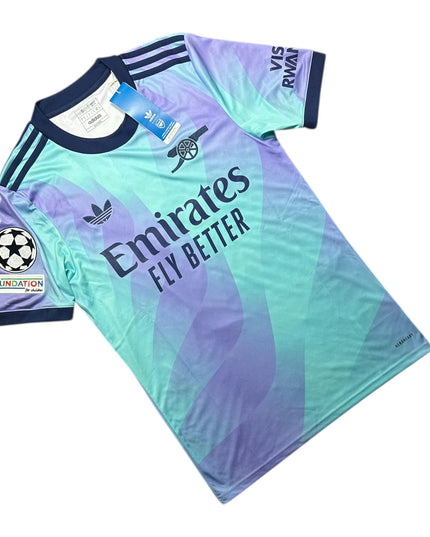 Arsenal Football Shirt 2024/2025 Third White UCL BNWT (S)