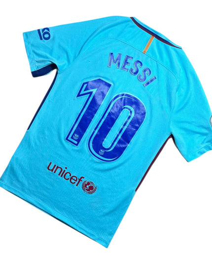 Barcelona Football Shirt 2017/2018 Away Messi 10 (S)