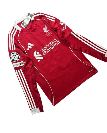 Liverpool Football Shirt Home 2025/2026 Mac Allister 10 UCL BNWT (S)