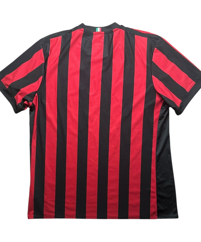 AC Milan Football Shirt 2017/2018 Home (XL)