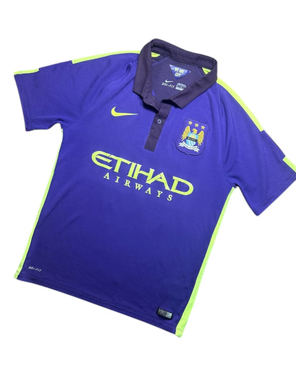 Manchester City Football Shirt 2014/2015 Third Kun Aguero 16 (M)