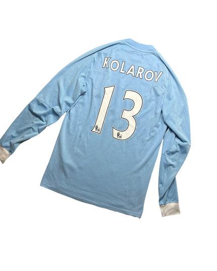 Manchester City Football Shirt 2010/2011 Home Kolarov 13 (S)