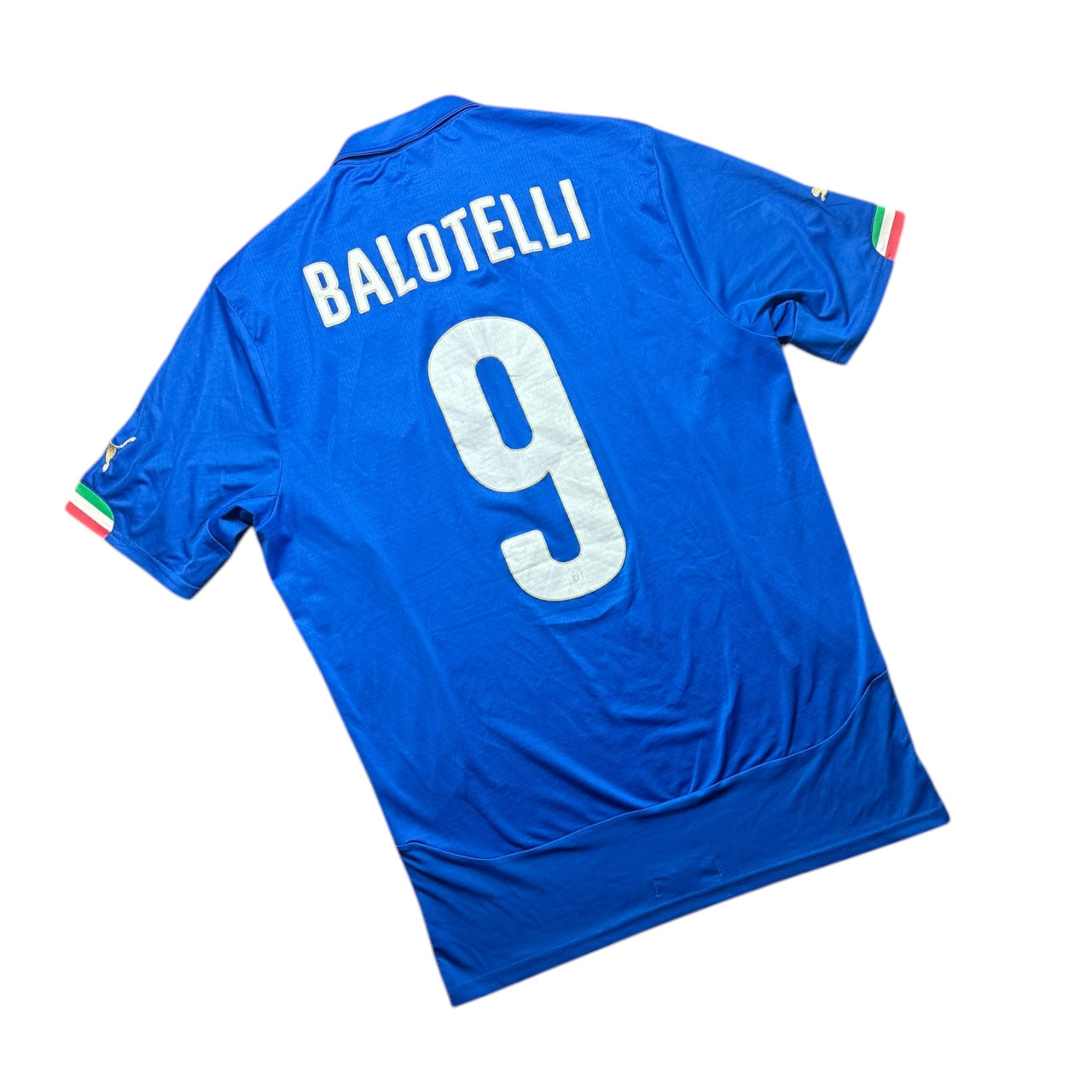 Italy Football Shirt 2014/2015 Home Balotelli 9 (L)