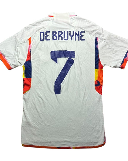 Belgium Football Shirt Away 2022/2023 Heat RDY De Bruyne 7 (M)