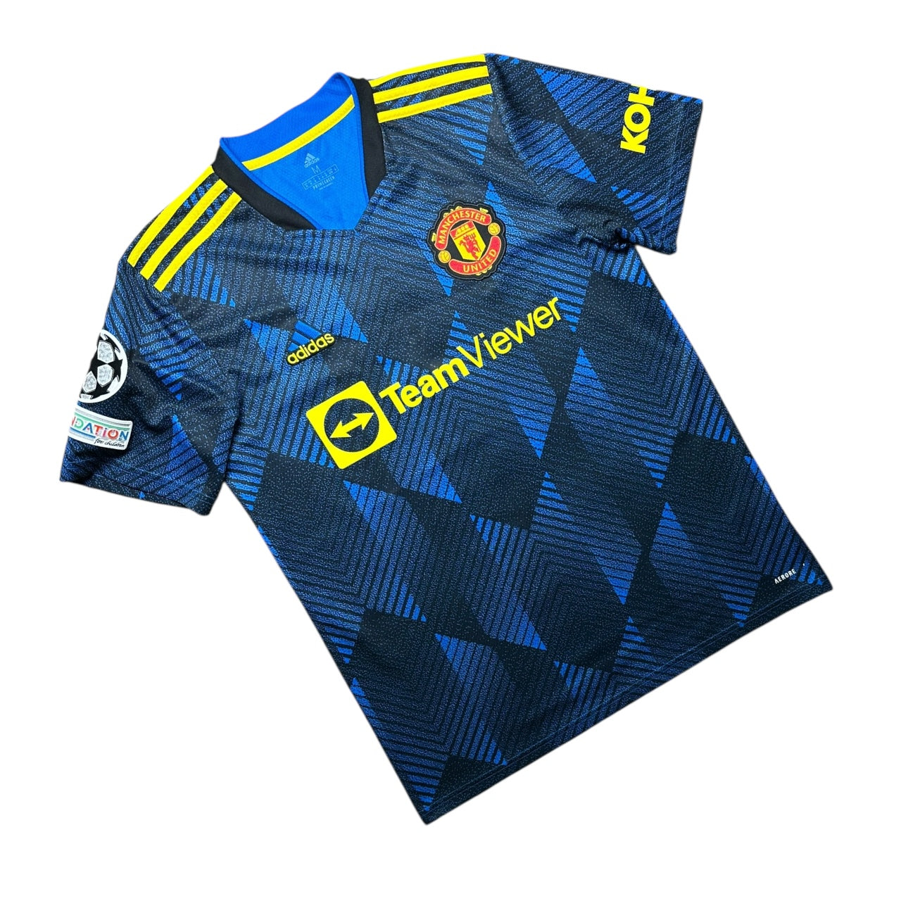 Manchester United Football Shirt 2021/2022 Third Ronaldo 7 UCL (M)