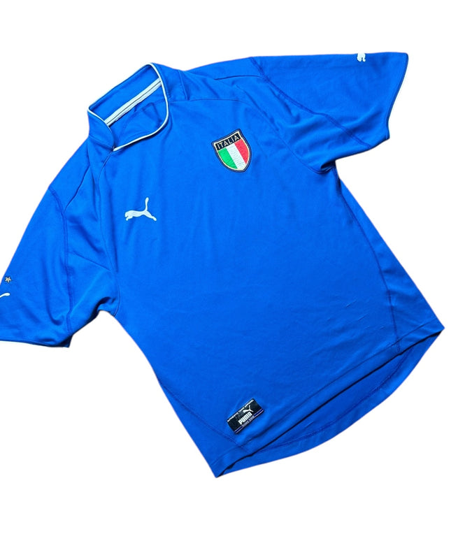 Italy Football Shirt 2003 Home (L)