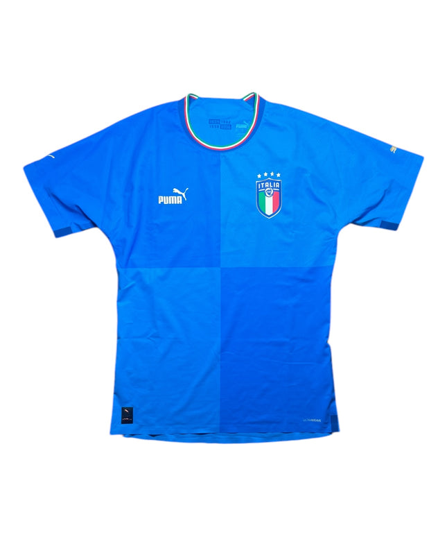 Italy Football Shirt 2022/2023 Home Player Issue In Box (M)