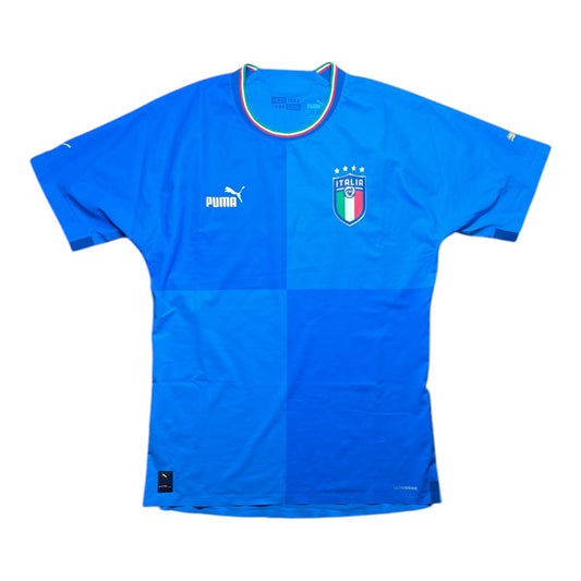 Italy Football Shirt 2022/2023 Home Player Issue In Box (M)