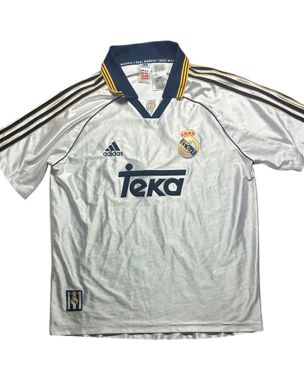 Real Madrid Football Shirt Home 1999/2000 Official Reissue (M)