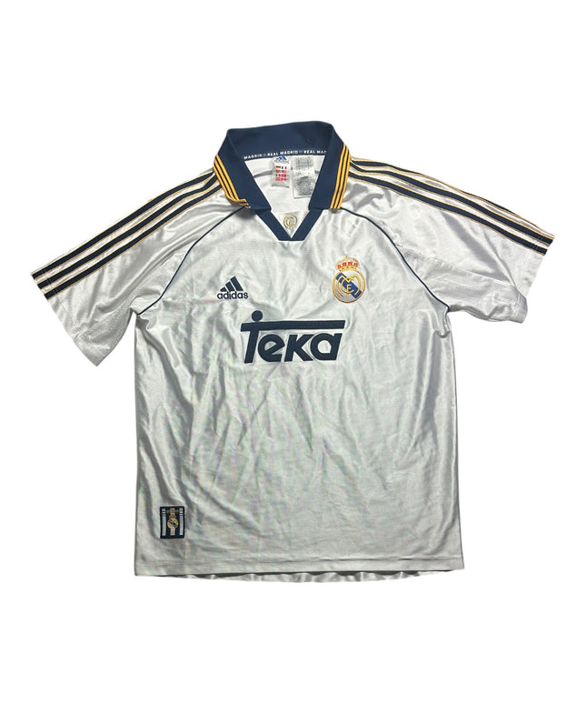 Real Madrid Football Shirt Home 1999/2000 Official Reissue (M)