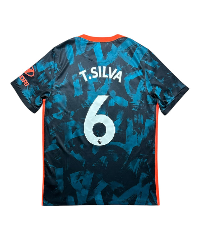 Chelsea Football Shirt 2021/2022 Third T.Silva 6 (L)