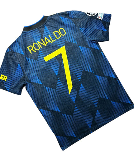 Manchester United Football Shirt 2021/2022 Third Ronaldo 7 UCL (M)