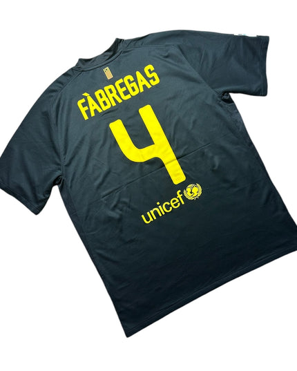 Barcelona FC 2011/2012 Away Football Shirt Fabregas 4 (XL)