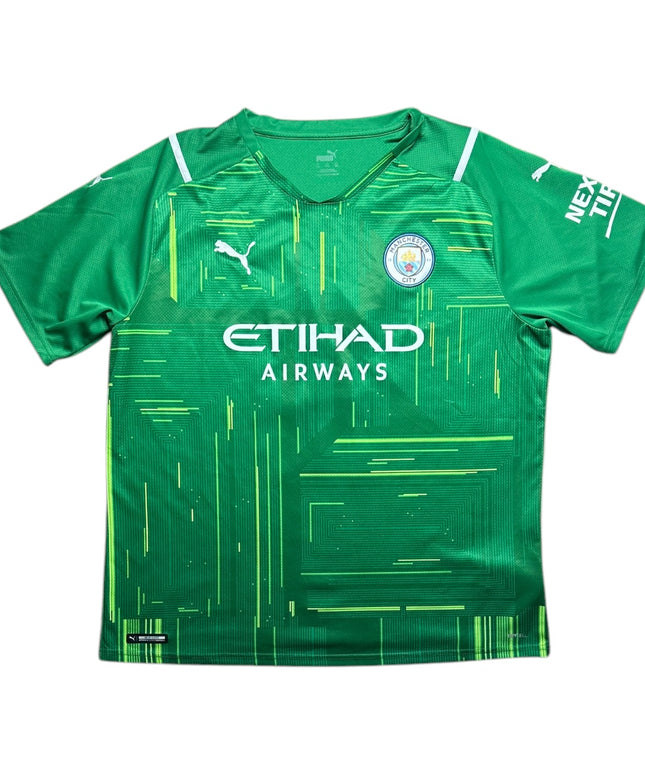 Manchester City Football Shirt 2021/2022 Goalkeeping Shirt Ederson M. 31 (XXL)