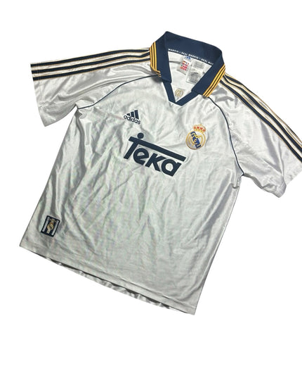 Real Madrid Football Shirt Home 1999/2000 Official Reissue (M)