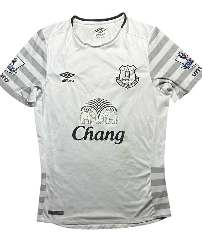 Everton Football Shirt Away 2015/2016 Jagielka 6 (S)