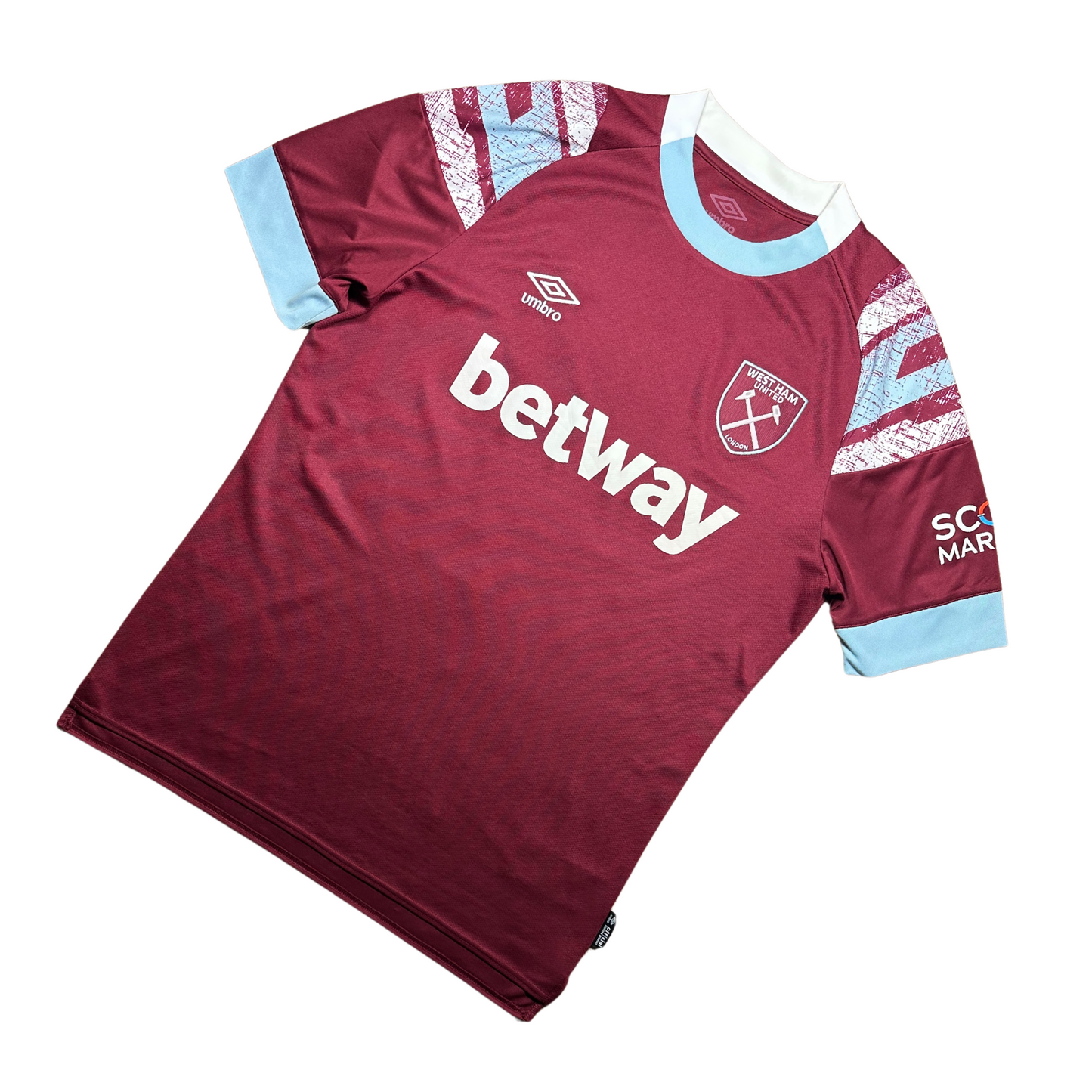 West Ham 2022/2023 Home Football Shirt Benrahma (22)