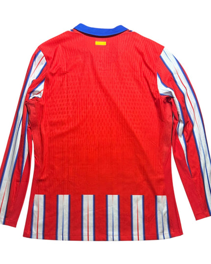 Atletico Madrid Football Shirt Home 2024/2025 Player Issue Long Sleeve (XL)