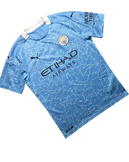 Manchester City Football Shirt Home 2020/2021 Kun Aguero 10 (M)