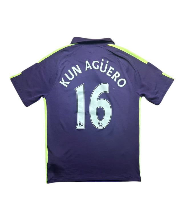 Manchester City Football Shirt 2014/2015 Third Kun Aguero 16 (M)