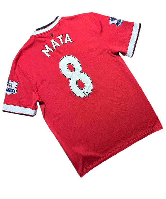 Manchester United Football Shirt 2014/2015 Home Mata 8 (M)