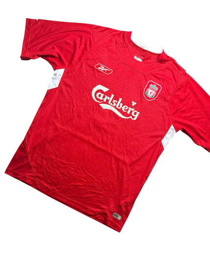 Liverpool Football Shirt Home 2004/2005 Gerrard 17 (L)