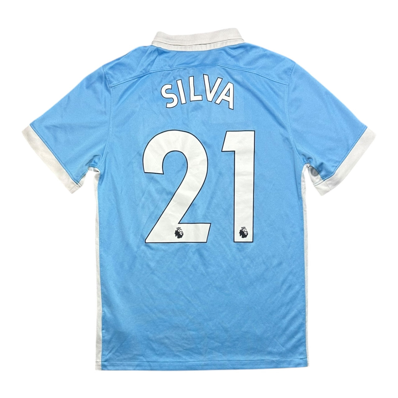 Manchester City Football Shirt 2015/2016 Home Silva 21 (S)